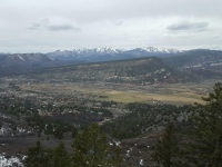 Viewpoint of Animas City Mountain.