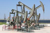 Four pump jacks in southern New Mexico. Wendy Brown, BLM.