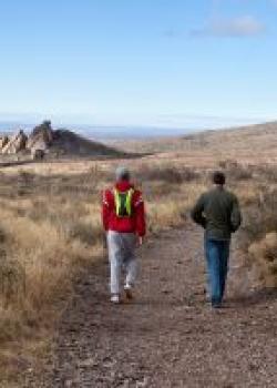 Hikers at Organ Mountains-Desert Peaks National Monument