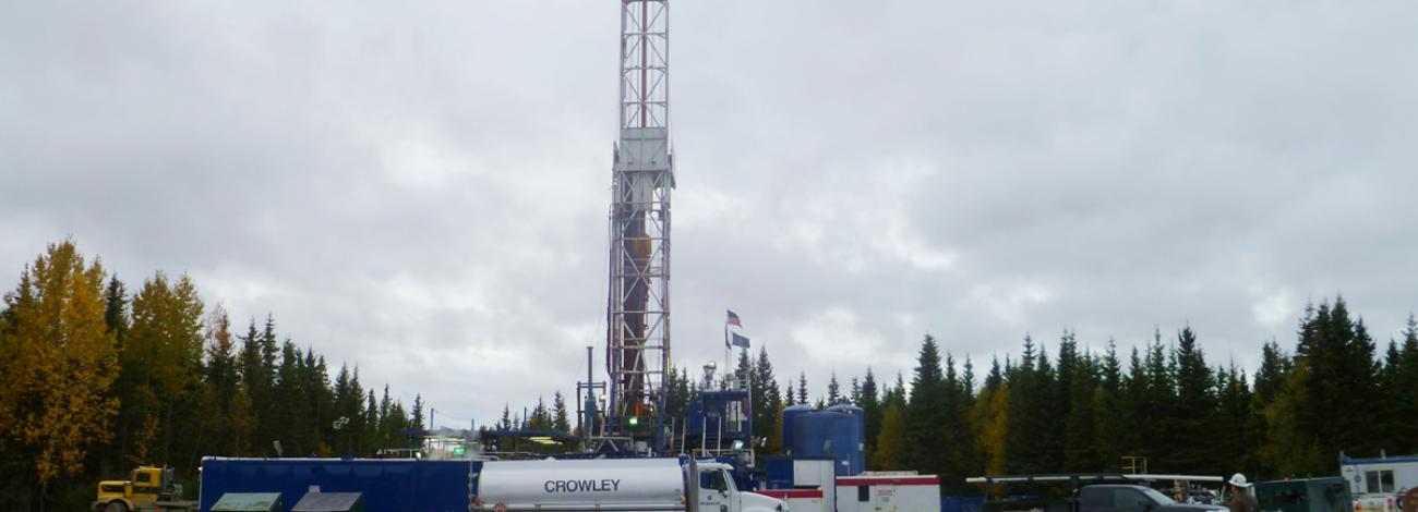 new gas well being drilled in our Swanson River Unit in the Kenai National Wildlife Refuge