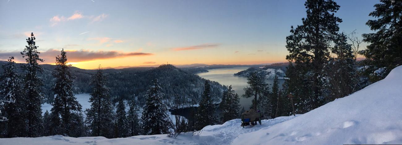 Winter on Mineral Ridge Trail