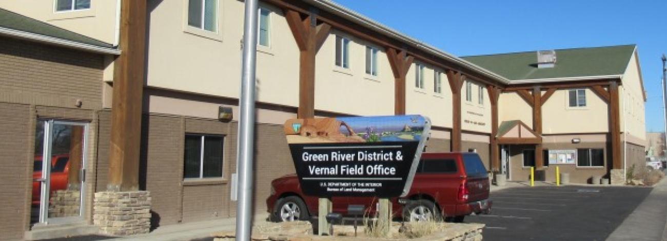 Sign for Vernal Field Office