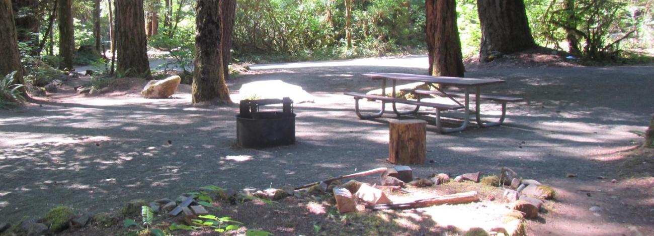 Typical Campsite at Scaredman