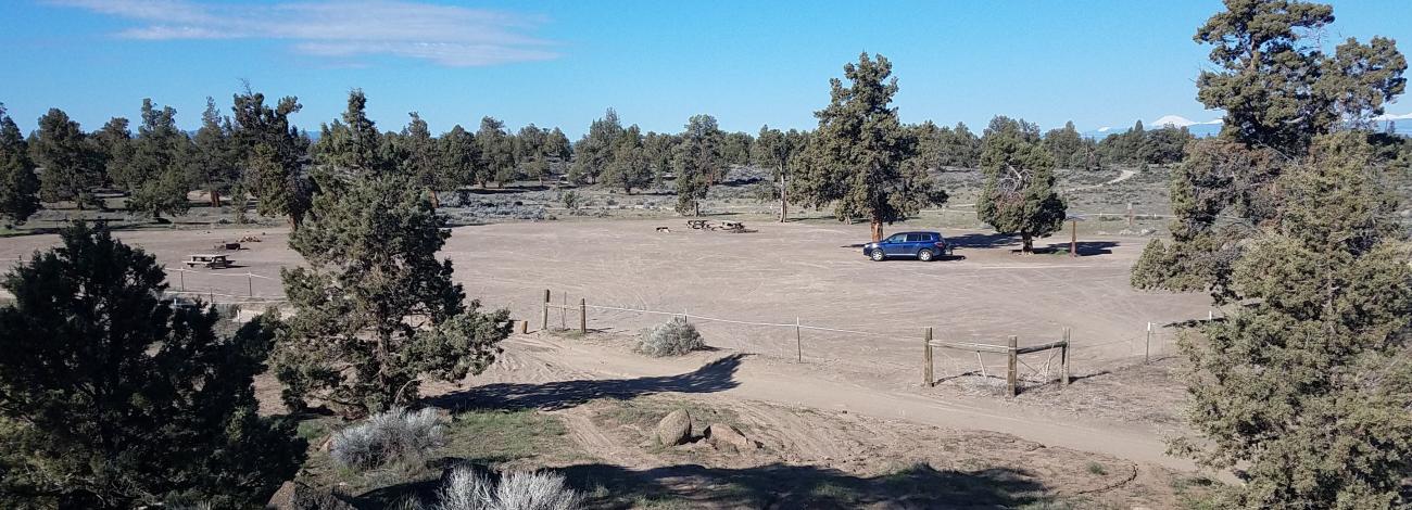 View of Corral Off Highway Vehicle Staging Area