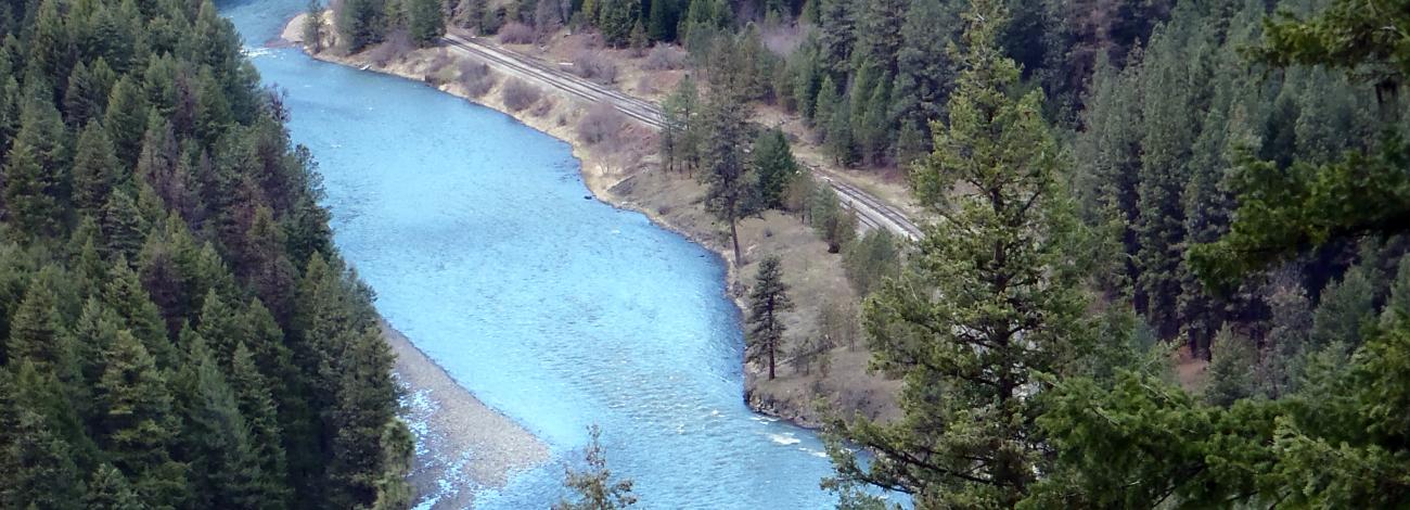 Upland view of the Wallowa River