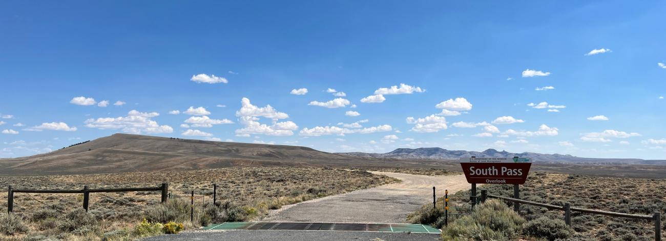 South Pass Overlook entrance