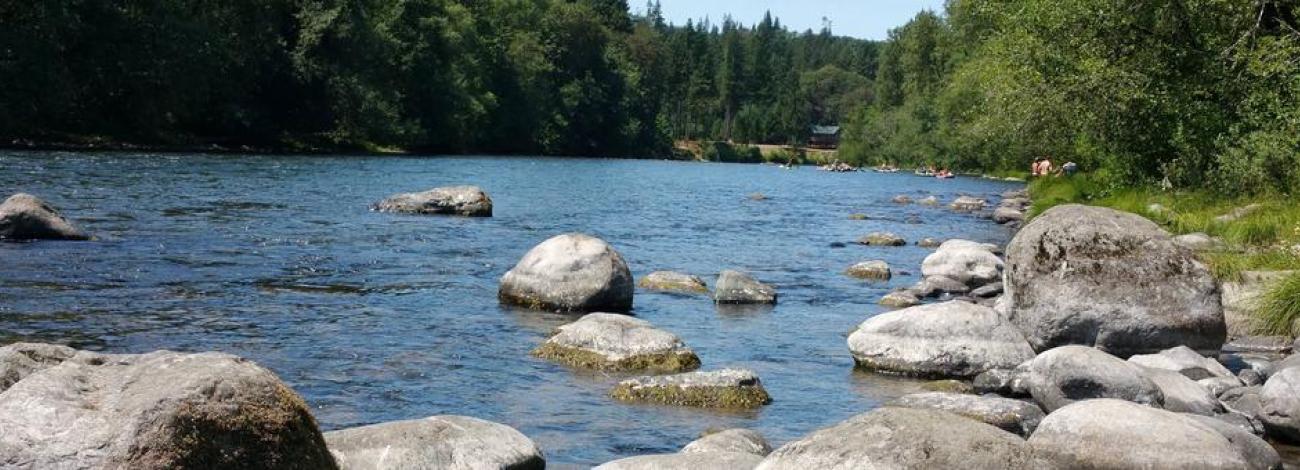 North Santiam River at Fishermen's Bend Recreation Site