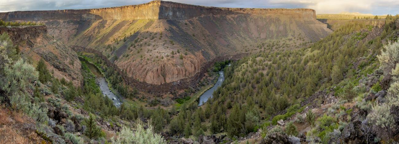 Chimney Rock and the Crooked River