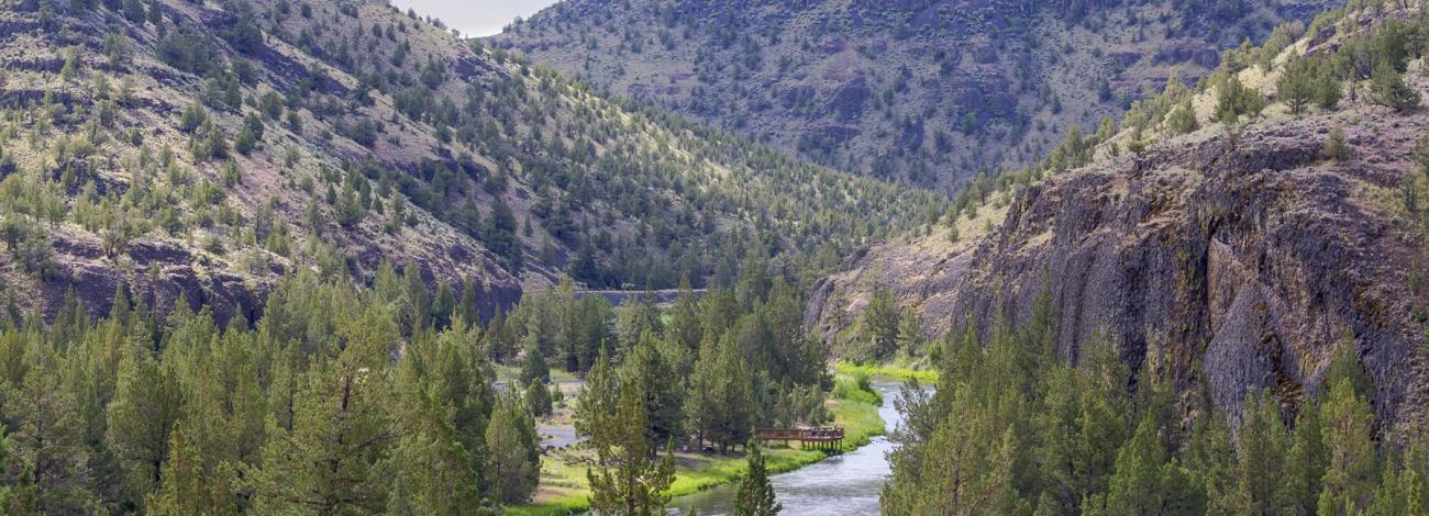 Chimney Rock segment of the Crooked Wild and Scenic River
