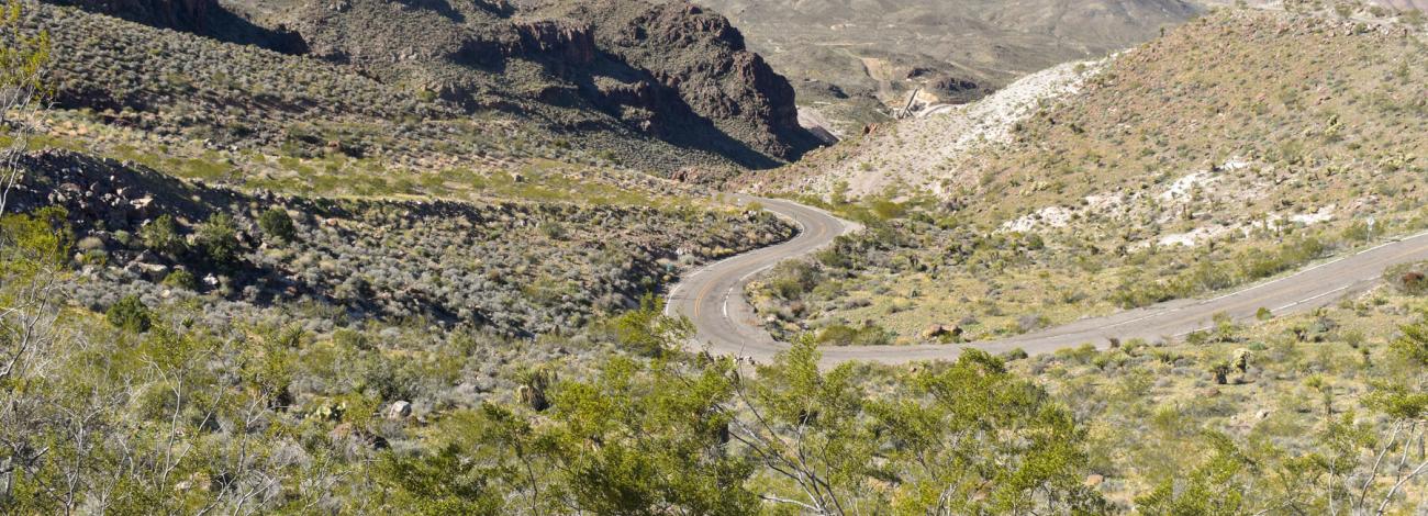 Mountain views from the Route 66 Historic Back Country Byway