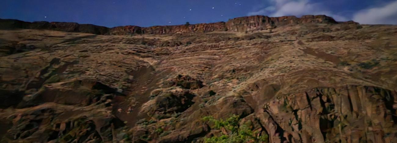 Night sky at Long Bend