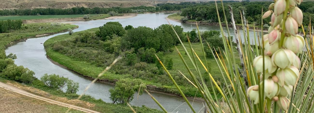 Confluence of Missouri and Marias Rivers.
