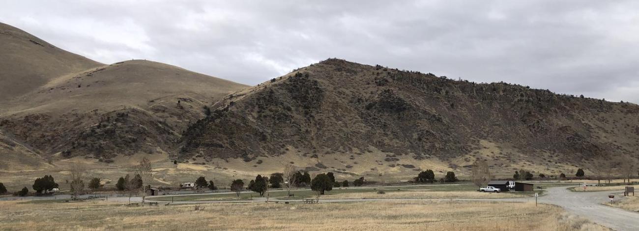 Red Mountain Campground along the lower Madison River