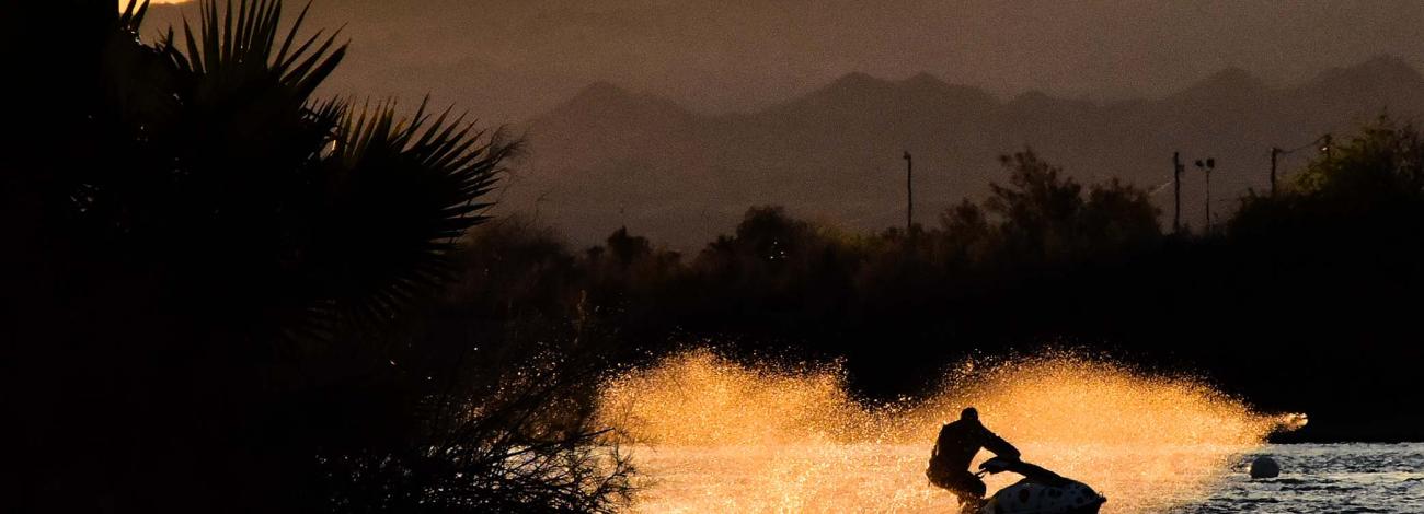 Jet ski on Lake Havasu