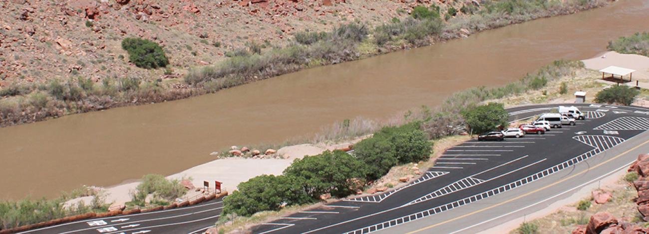 Take Out Boat Ramp along the Colorado River near Moab, Utah