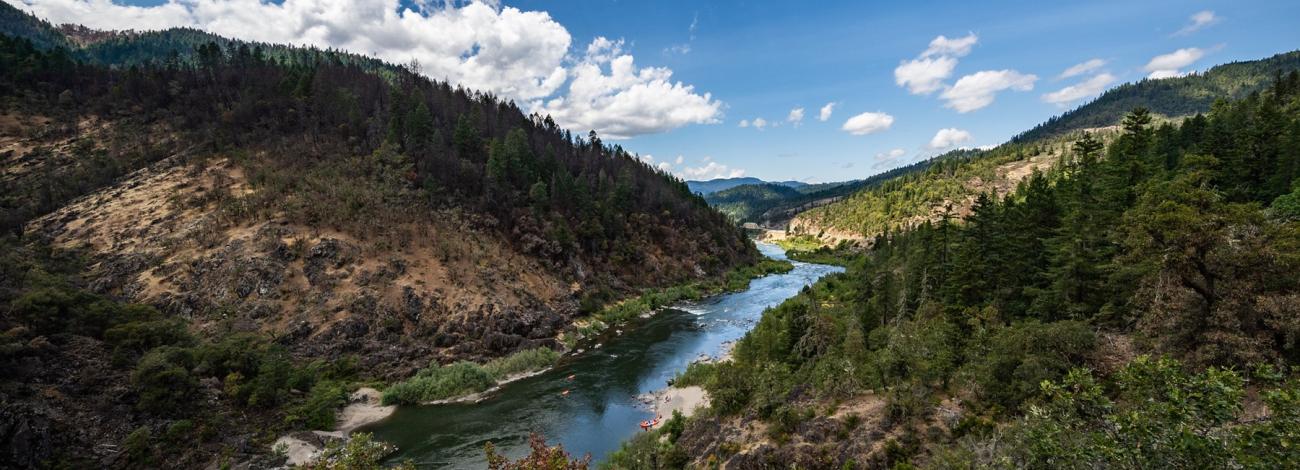 Wild and Scenic Rogue River from Hellgate Canyon