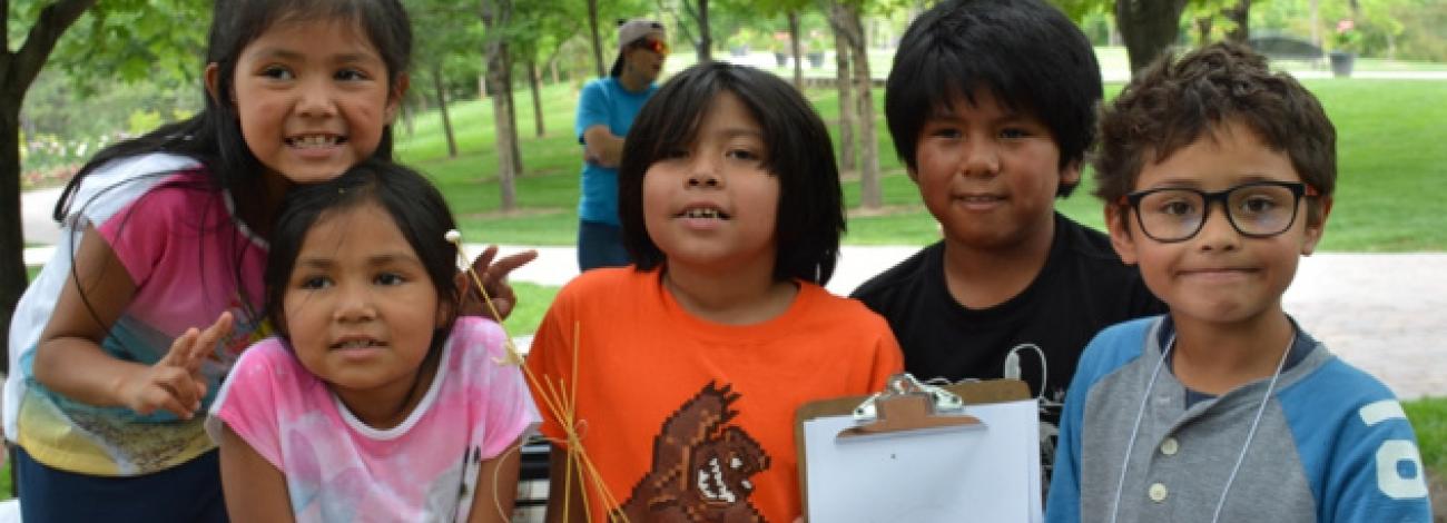 Young students spend a day learning how their natural world connects to their cultural heritage at the Earth Connections Camp in Utah. 