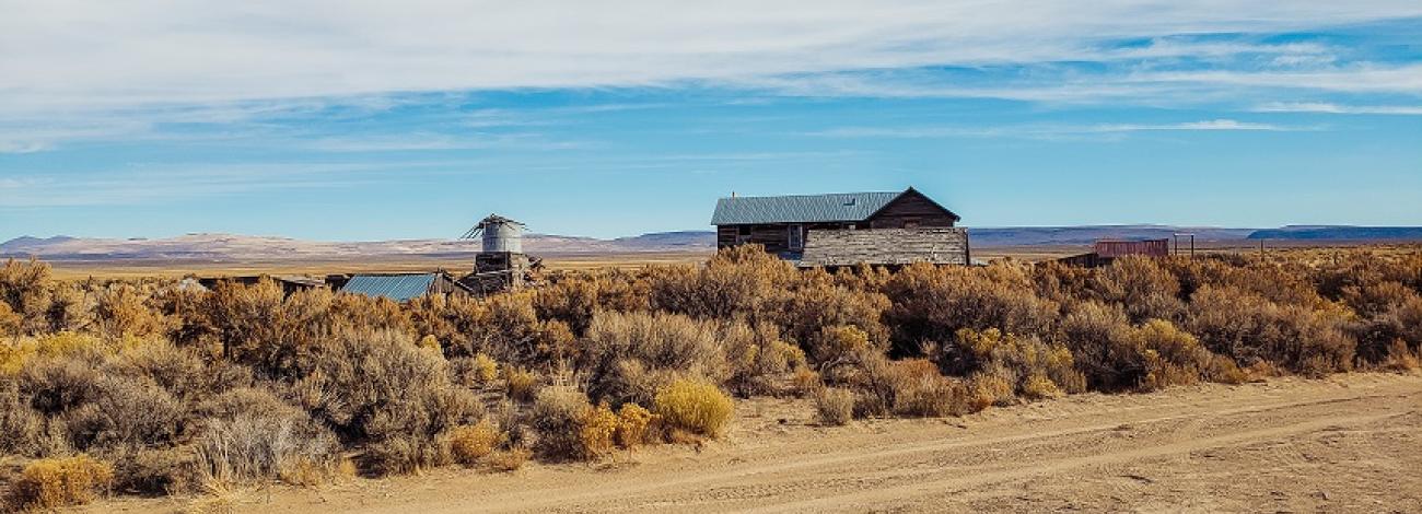 Shirk Ranch landscape with buildings