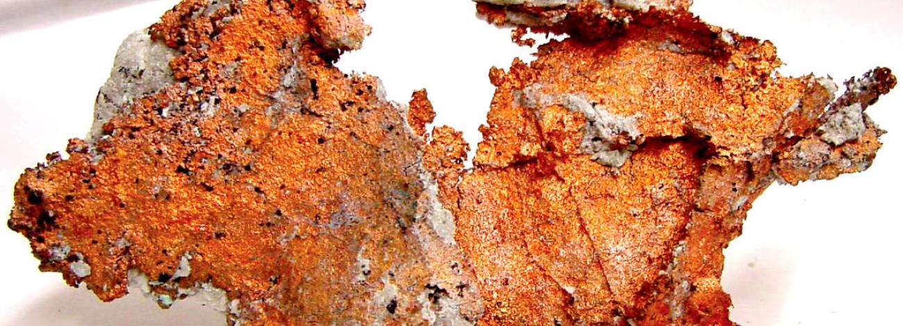 Closeup of copper