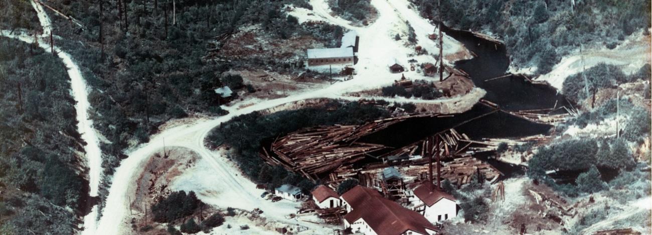 historical image of Hult Dam and Reservoir