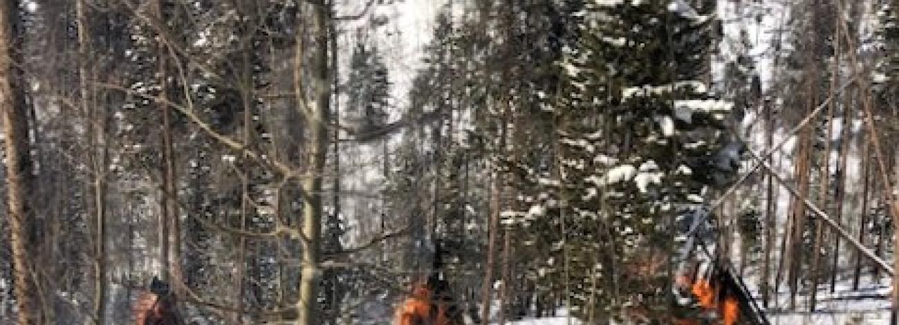 Prescribed fire in the KFO area of responsibility. 