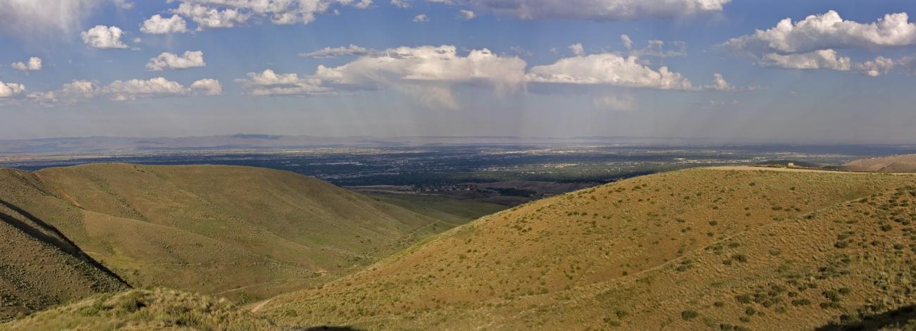 Landscape picture of the Boise Foothills (Antonia Hedrick, BLM)