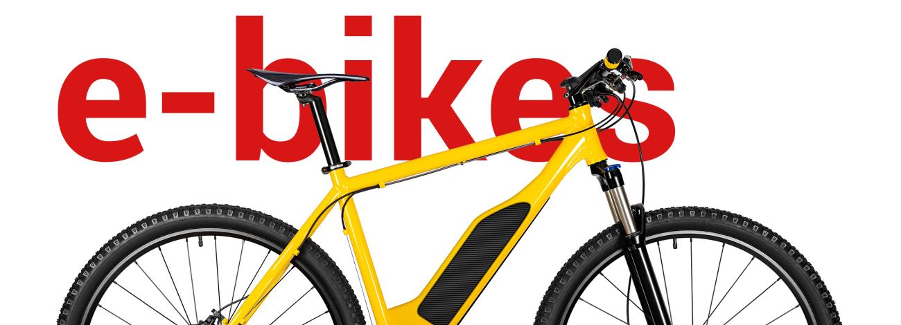 Graphic of e-bike