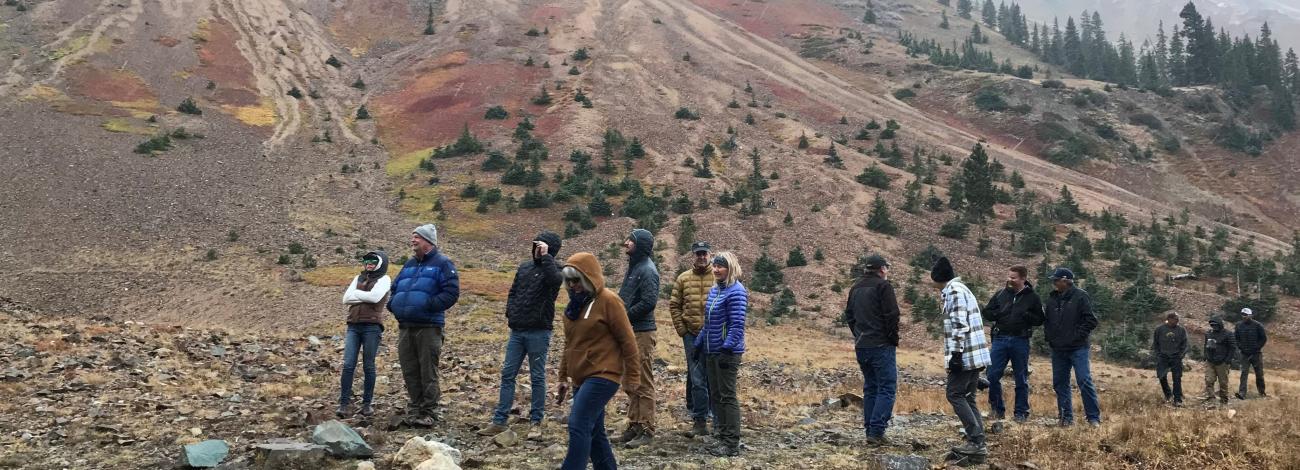 Southwest RAC members on field trip in Silverton CO Oct 2023