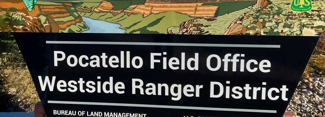 pocatello field office sign