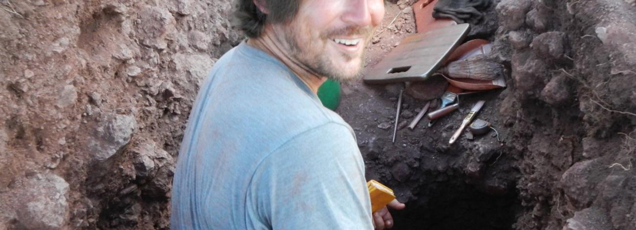 Wyoming State Archaeologist Spencer Pelton. 