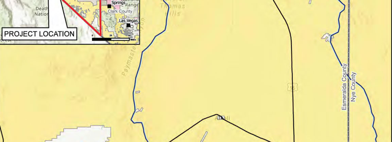 A map depicts the location of the Goldfield District-Wide Exploration Project