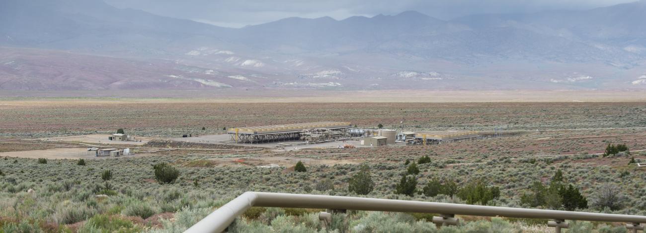Jersey Valley Power Plant on BLM-managed public lands in Nevada. BLM photo.