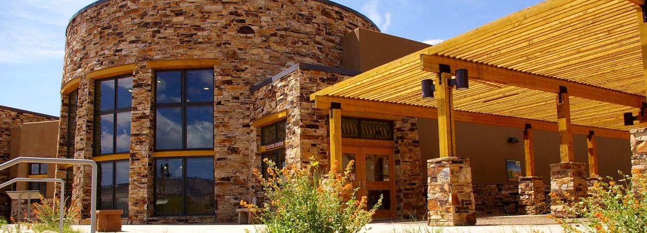 exterior of the Escalante Interagency Visitor Center
