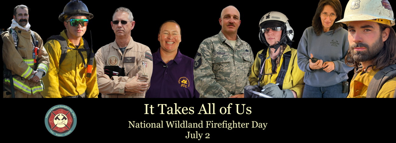 National Wildland Firefighter Day Banner