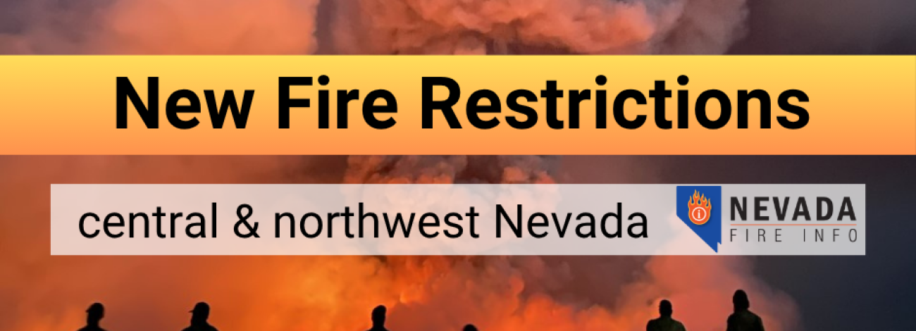 Fire restriction announcement banner