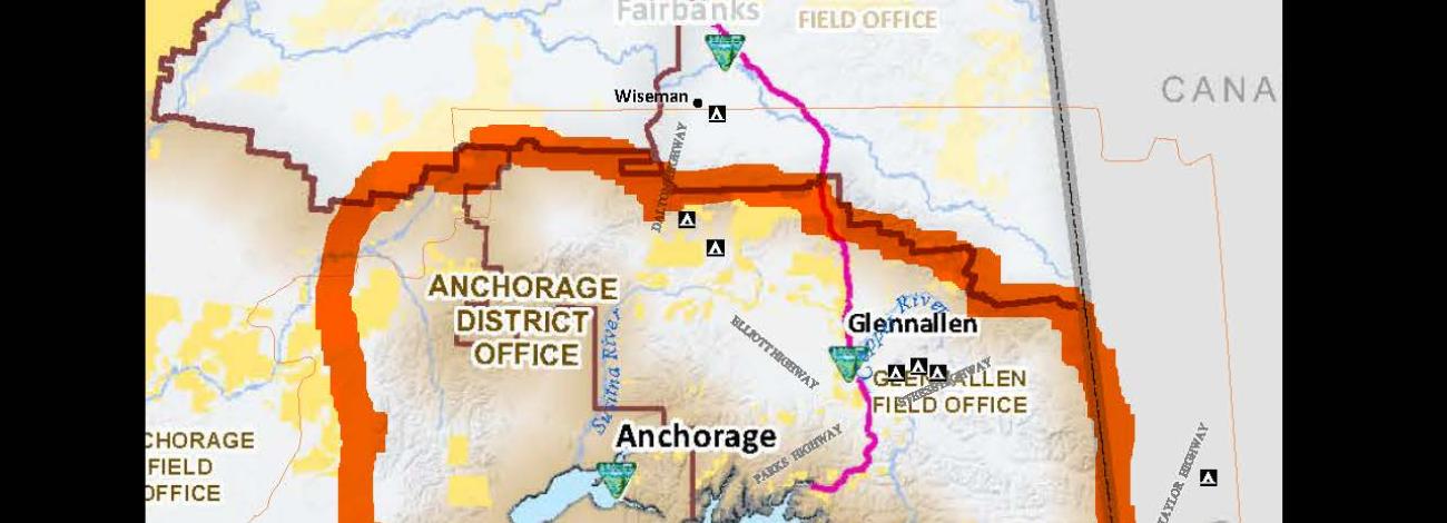 This is a map of the Fire Prevention Order for Anchorage District.