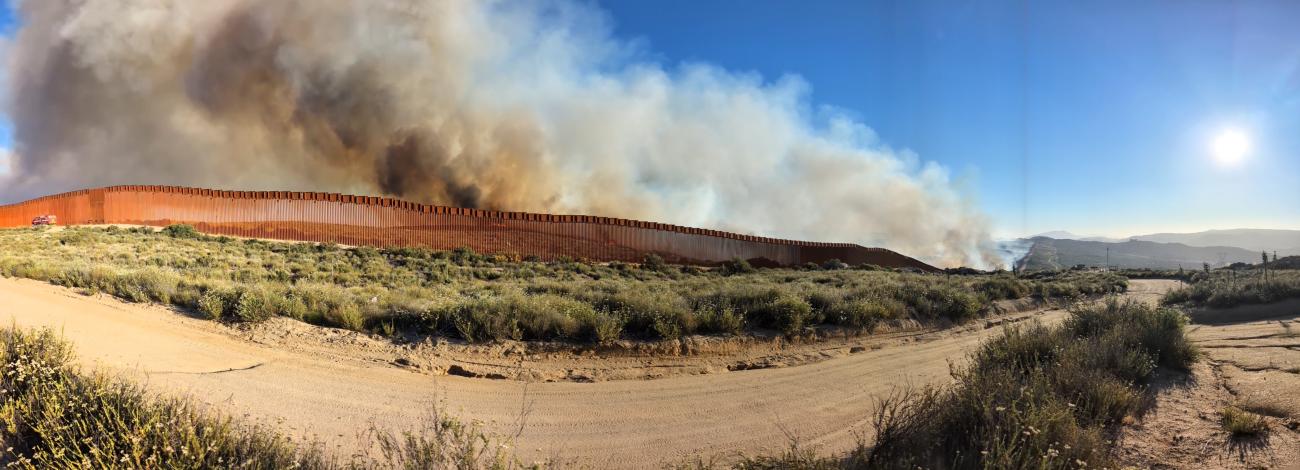 Border 7 Fire. (Photo by Robert Hermes)