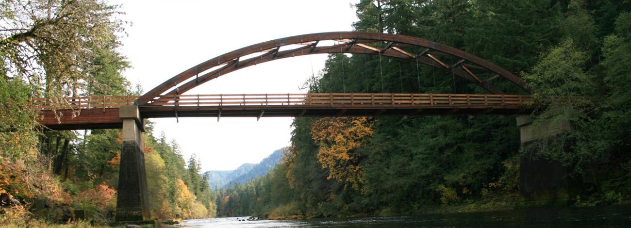 Tioga Bridge on the North Umpqua River