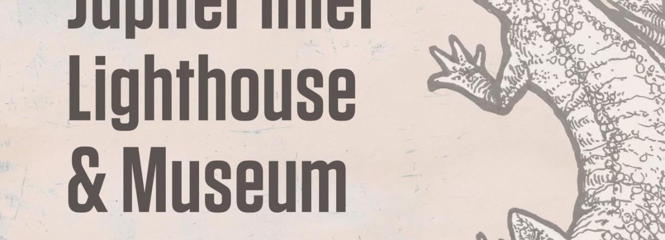 Poster for the Wild & Scenic Film Festival at Jupiter Inlet Lighthouse & Museum, featuring an illustration of a lizard.