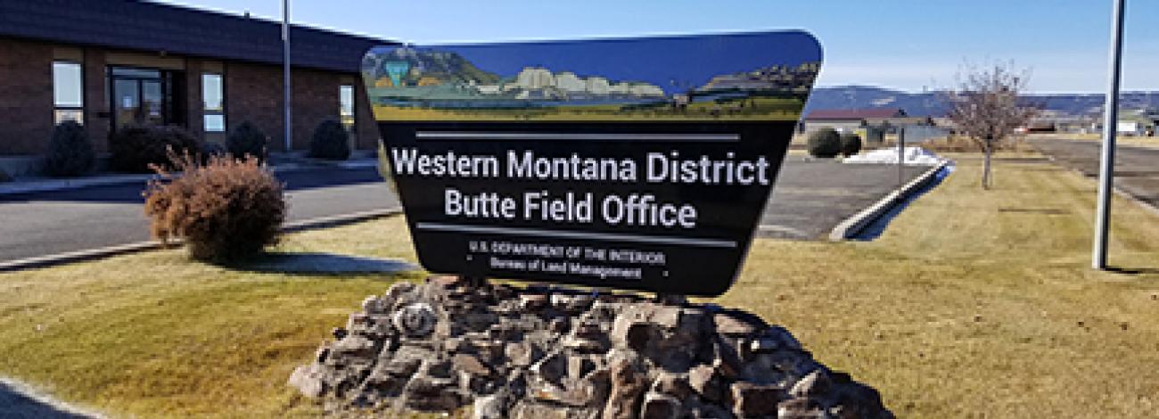 Western Montana District sign