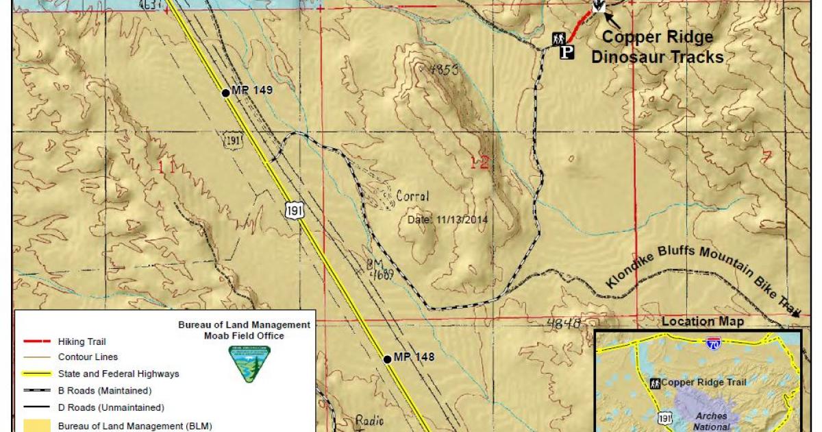 Copper Ridge Dinosaur Track Trail | Bureau of Land Management