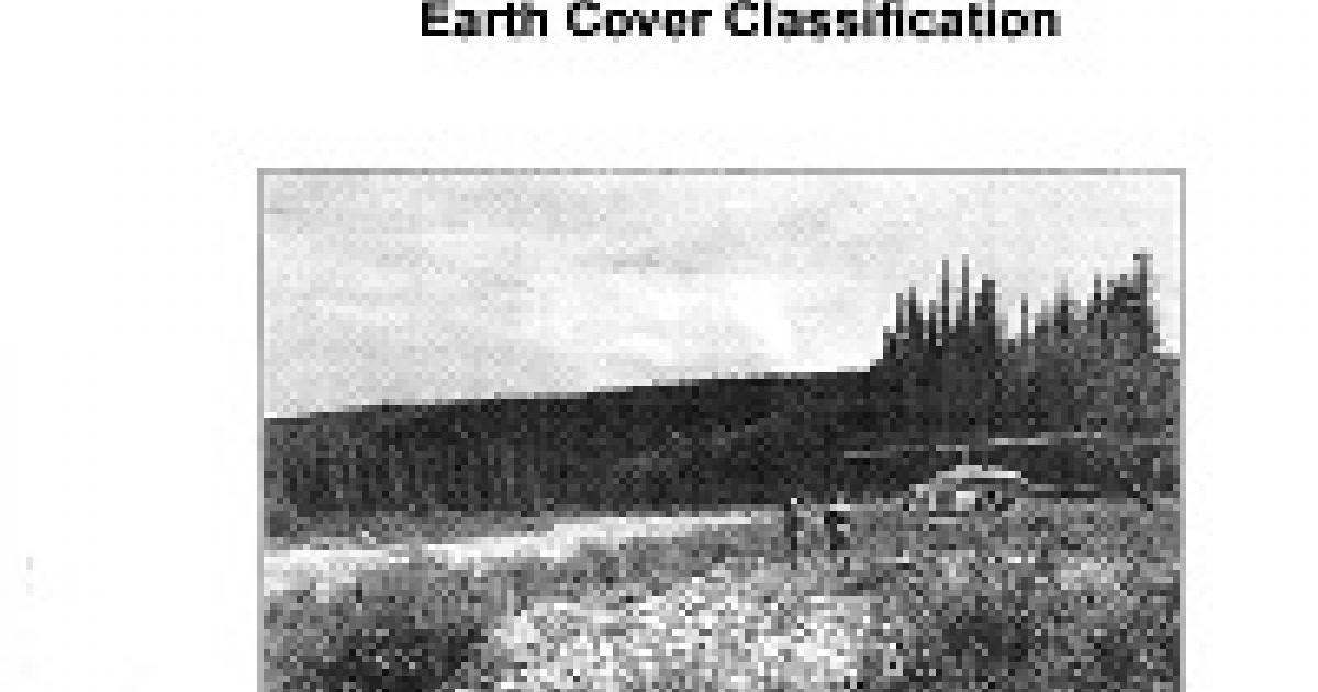 Tanana Flats Earth Cover Classification Bureau of Land Management
