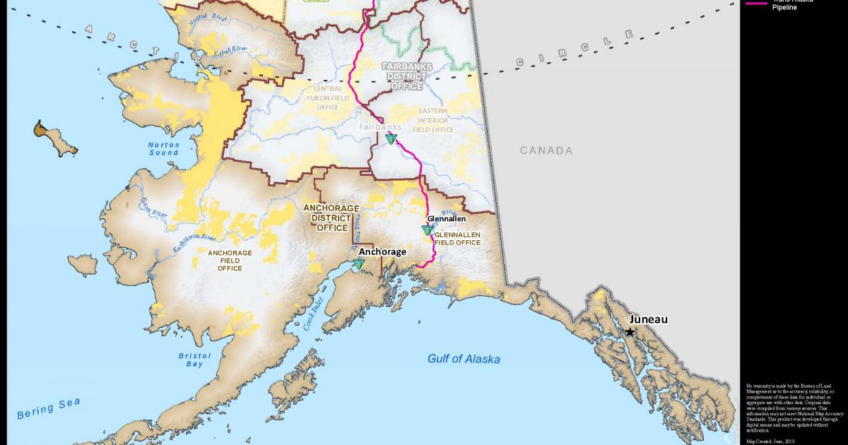 Anchorage District Office Boundary Map | Bureau Of Land Management