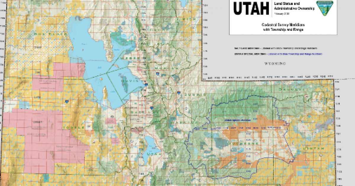 Utah Land Ownership Map Utah Land Ownership Map | Bureau Of Land Management