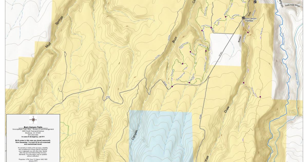 Burn Canyon Trails Bureau of Land Management