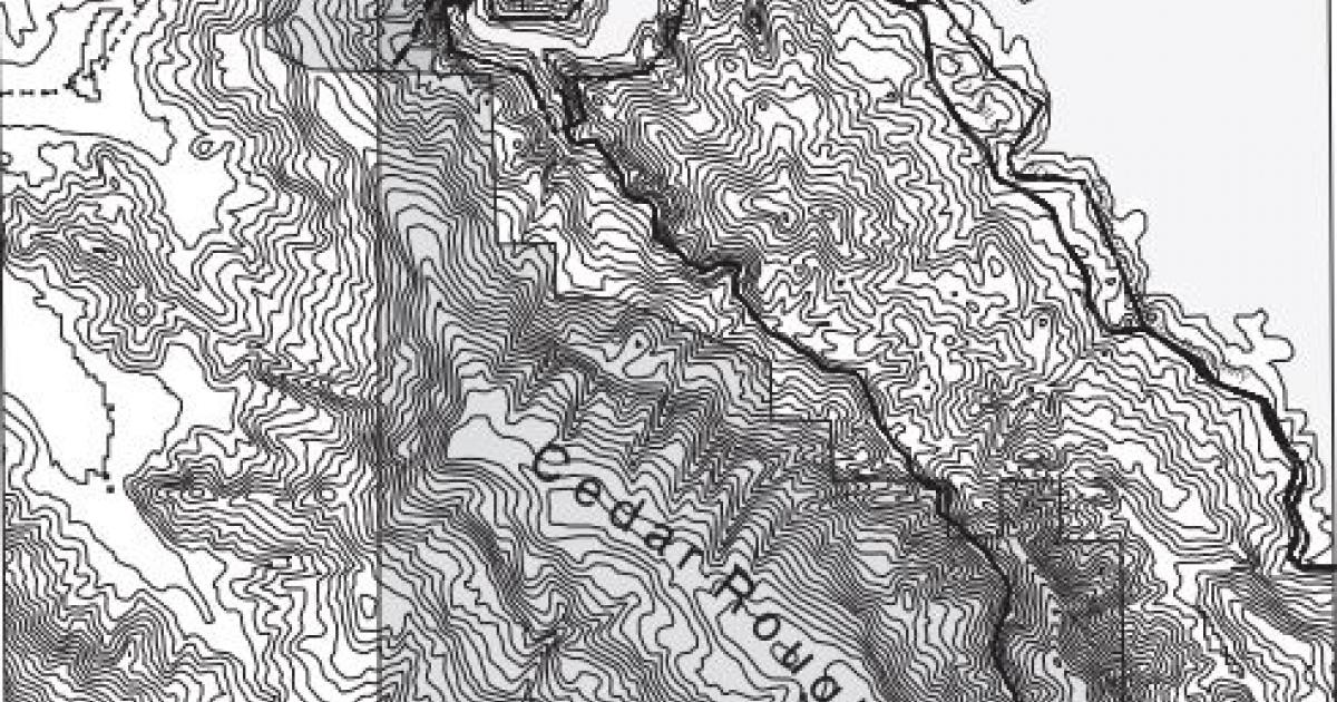 Cedar Roughs Area Map | Bureau of Land Management