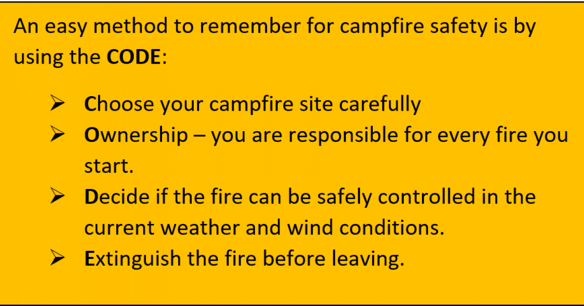 Recreating responsibly includes campfire safety: 4 easy steps to keep ...