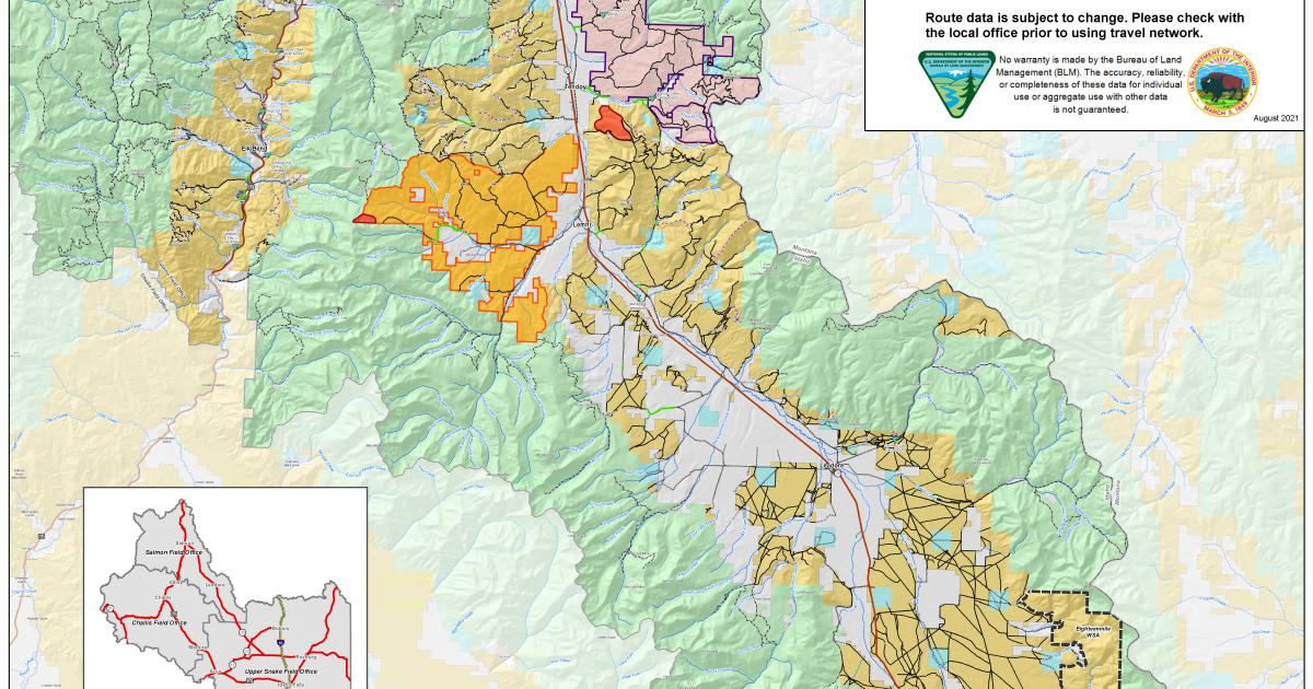 Designation Maps Salmon Field Office OHV Designation Map | Bureau of Land Management