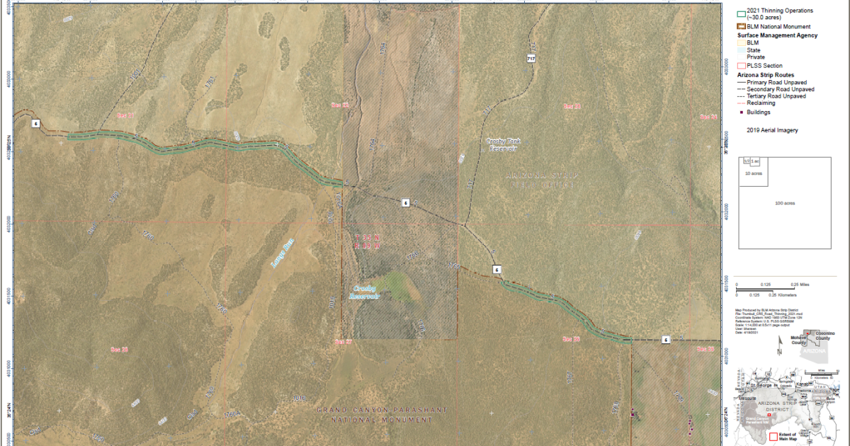 BLM fire managers plan to conduct slash/debris pile burns 65 miles
