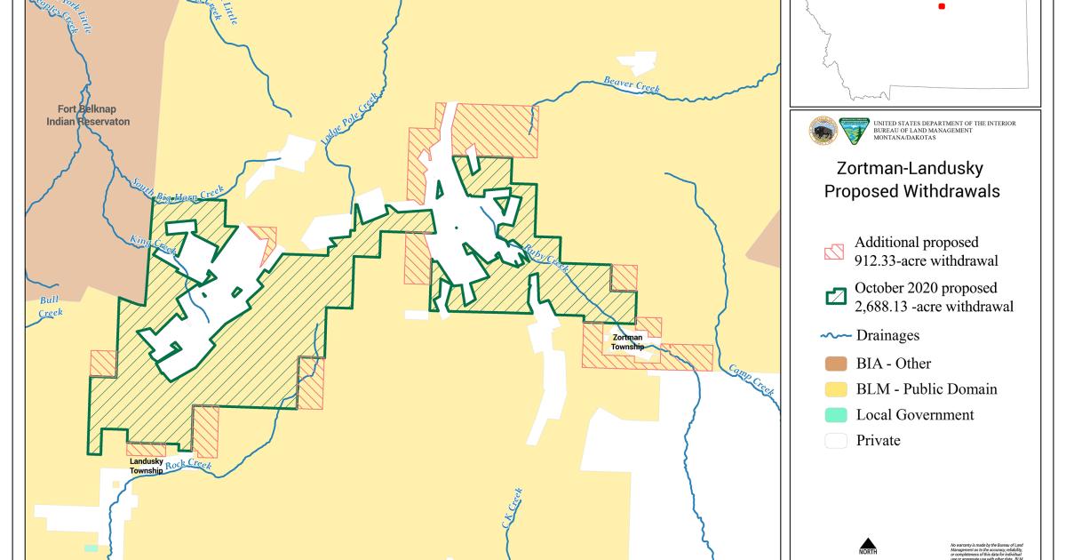 Bureau of Land Management Proposes Additional Land Withdrawal at
